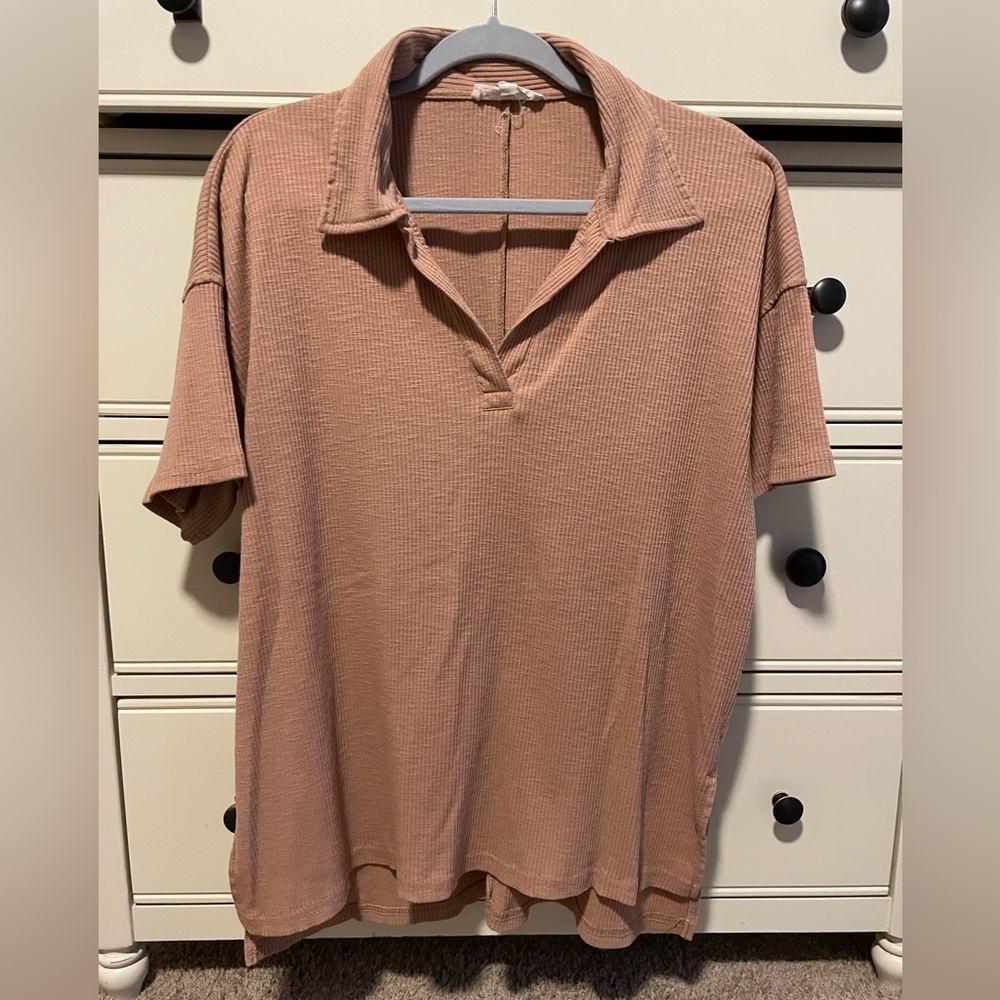 💜 Jane + Delancey collared top